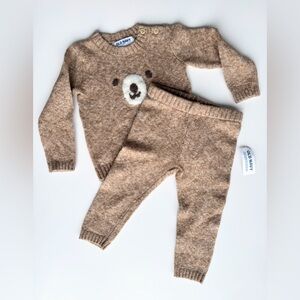 Old Navy Bear Knit Set